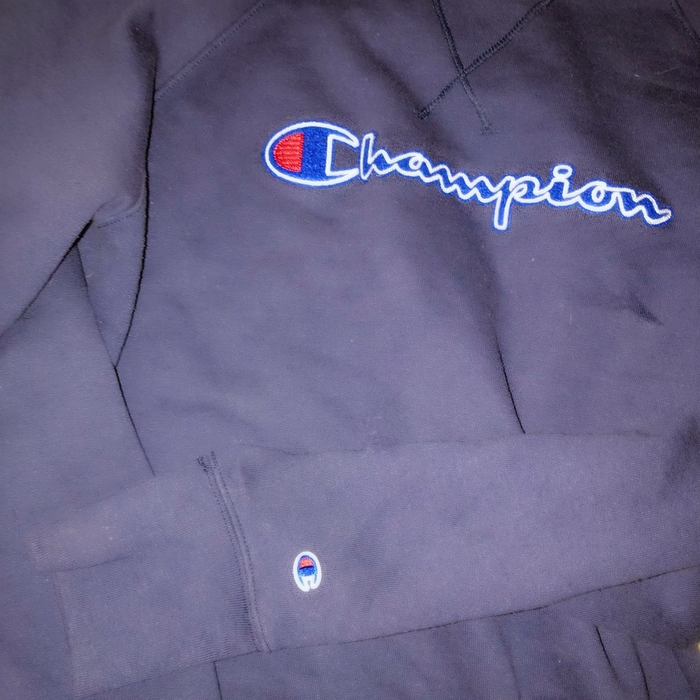 Champion blue sweater